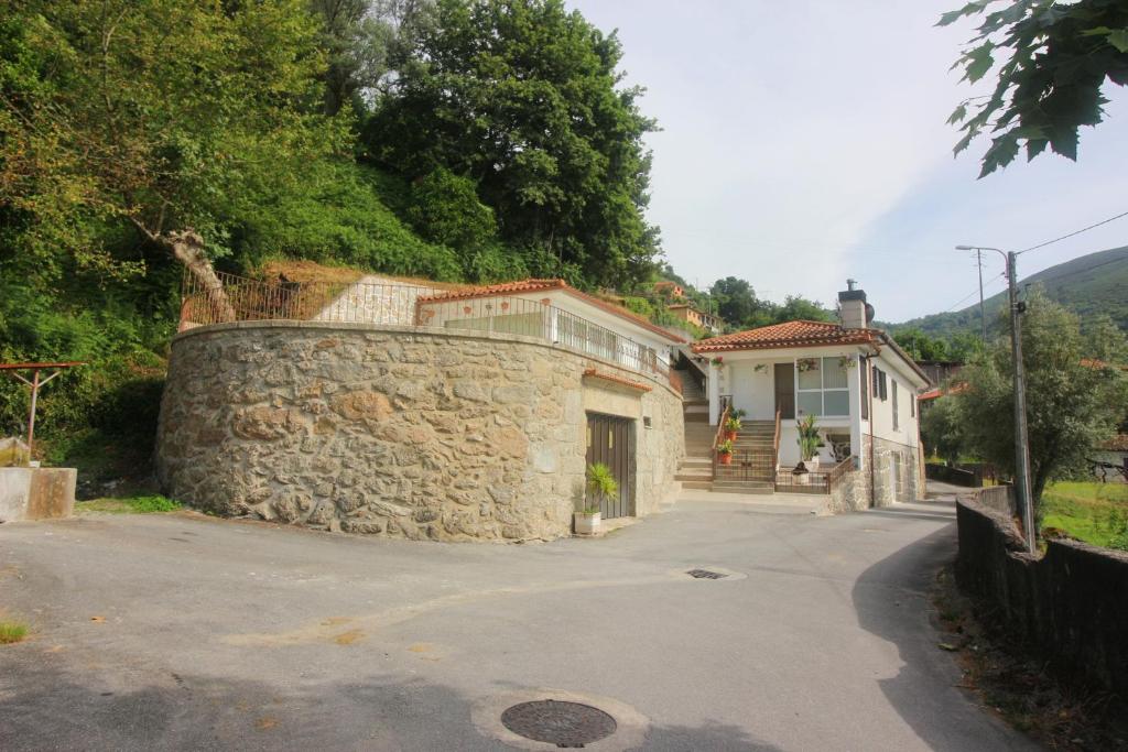 Bygningen som feriehuset ligger i