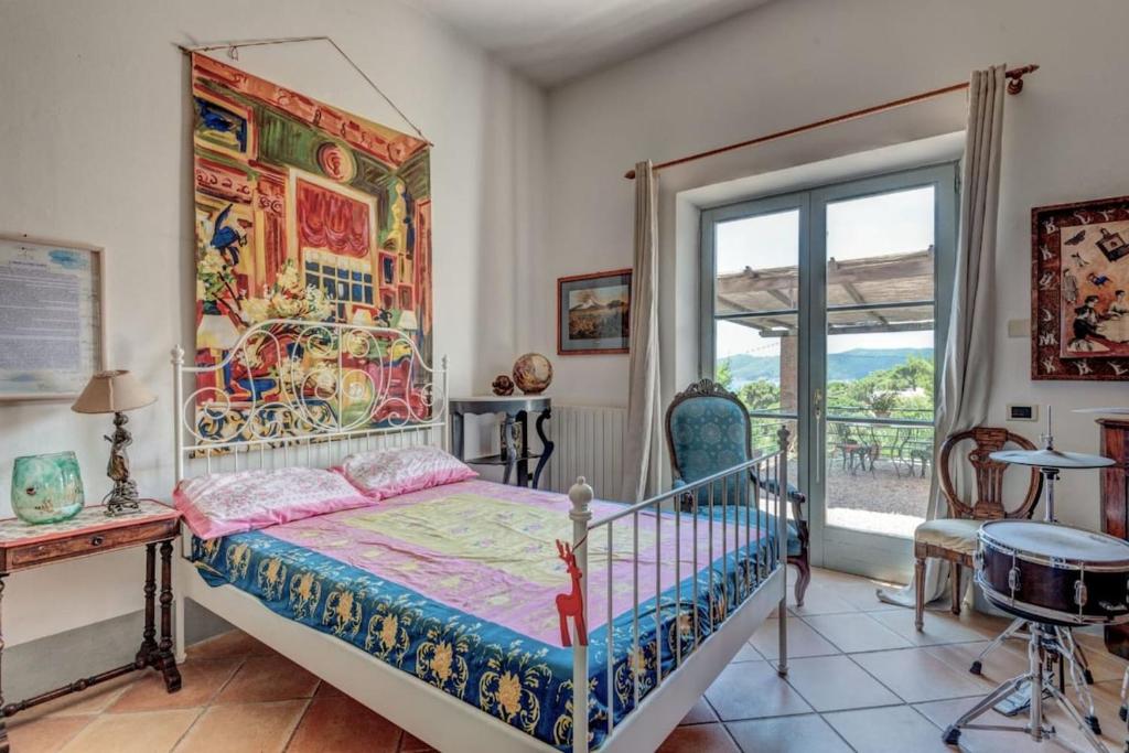 Postel nebo postele na pokoji v ubytování Art Studio