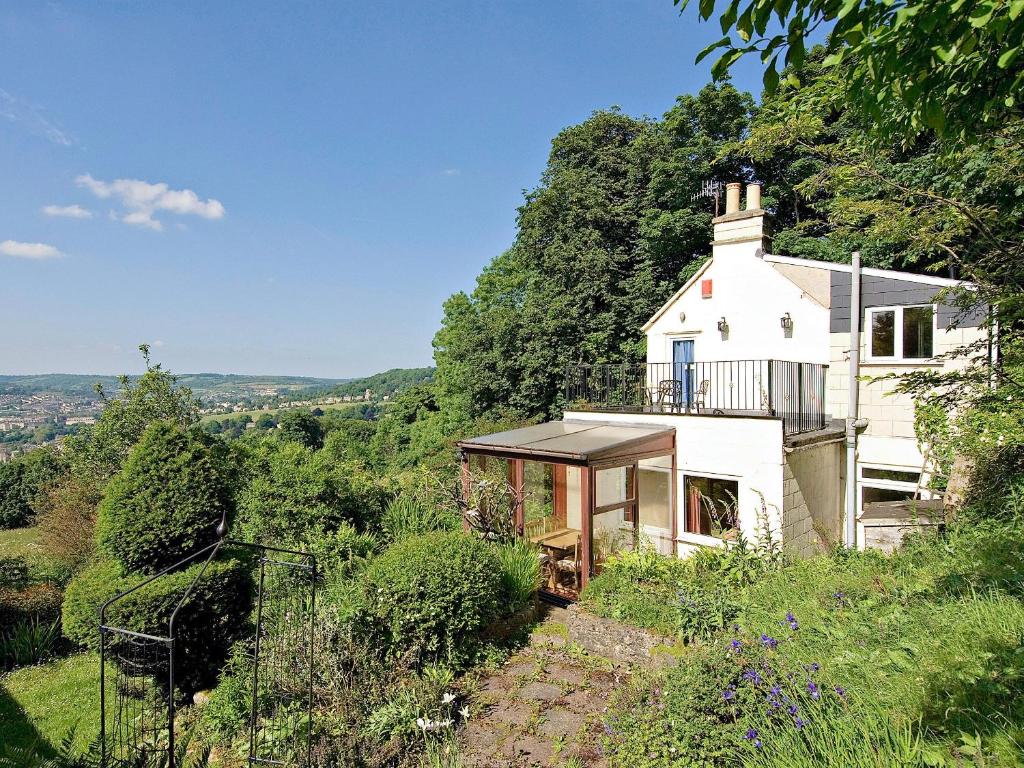 a house on the side of a hill at Eastwood Lodge in Bath