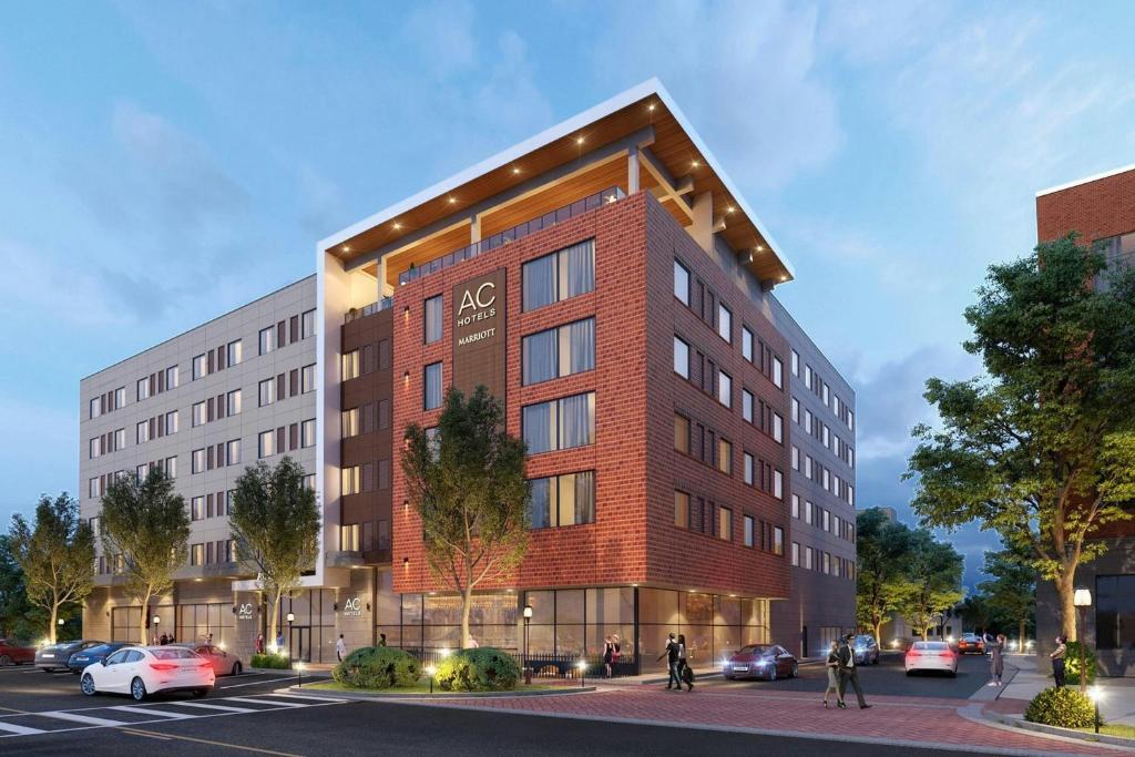 eine Darstellung eines Apartmenthauses in der Unterkunft AC Hotel by Marriott Auburn in Auburn