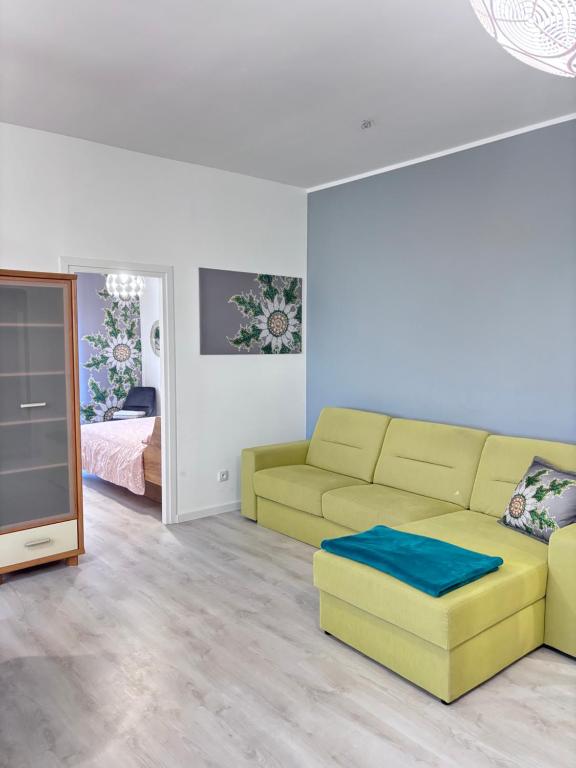 Χώρος καθιστικού στο Tatra Horizon Apartmenty - 5 minut od Term Chochołowskich i Stoku Narciarskiego w Oravicach