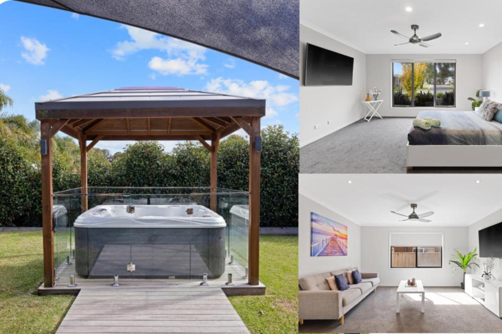 Ένα ή περισσότερα κρεβάτια σε δωμάτιο στο Island Luxe Retreat Cowes