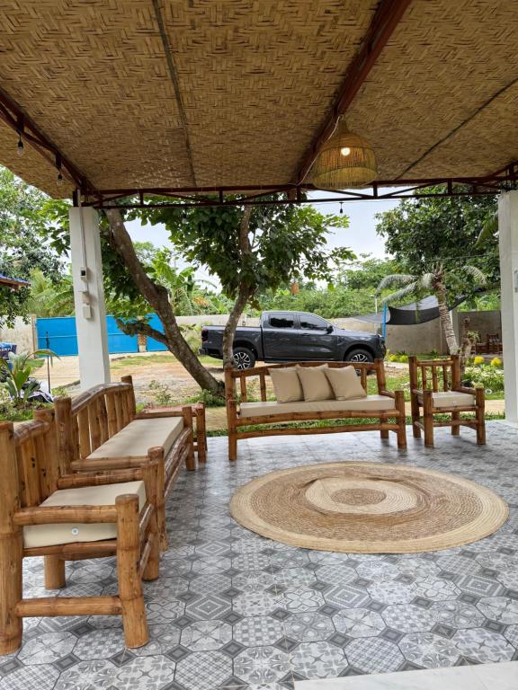 Posezení v ubytování Saraswati Exclusive Resort