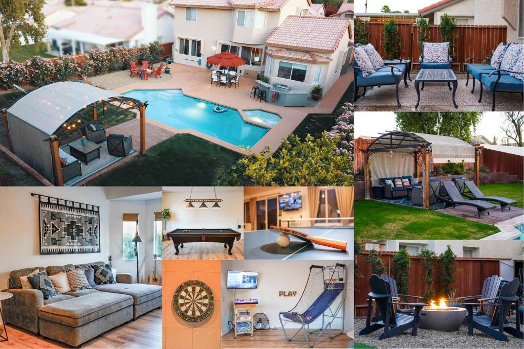 Bazén v ubytování Family Game House Walk To Park & Tennis nebo v jeho okolí