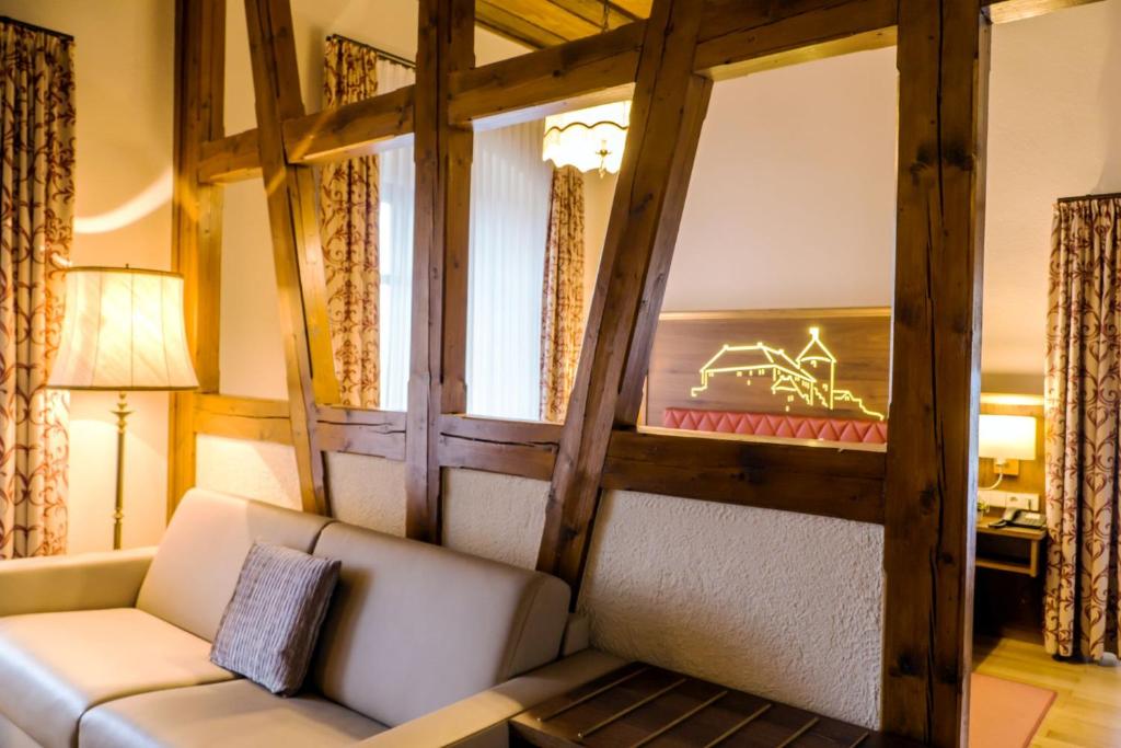 Posezení v ubytování Burg Colmberg Hotel