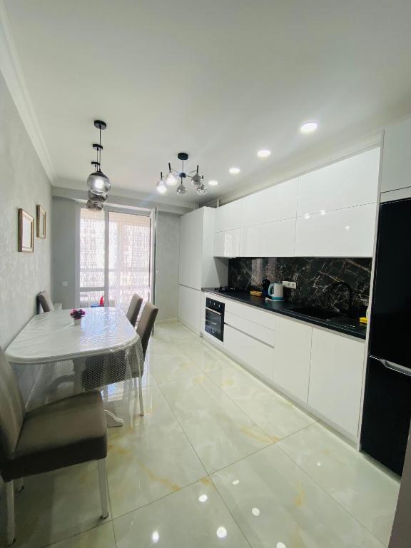 Apartament Chisinau 주방 또는 간이 주방