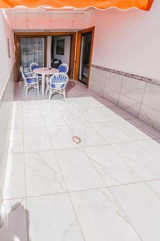 Balkon lub taras w obiekcie colina apartment