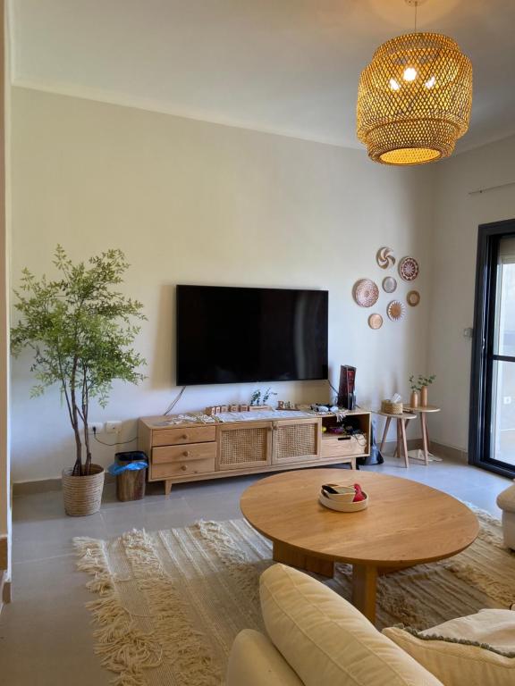 Μια τηλεόραση ή/και κέντρο ψυχαγωγίας στο Luxury Duplex for rent at Gaia