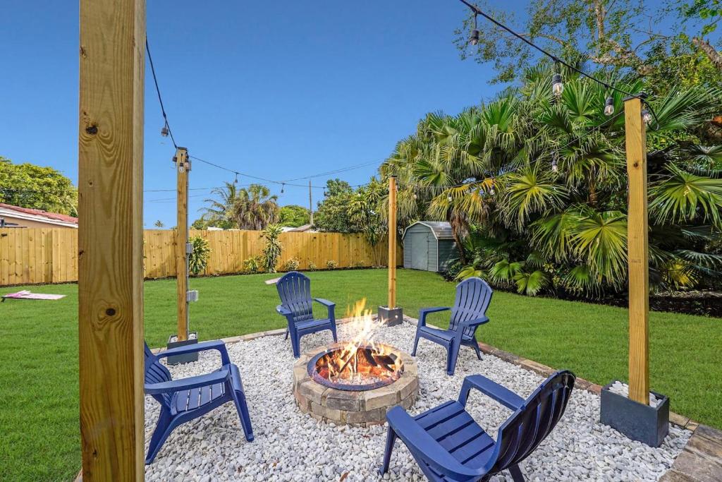 Vườn quanh Blue Ocean Retreat By Pmi