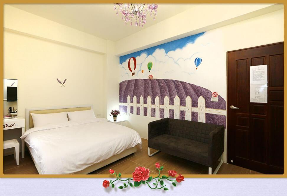 Postel nebo postele na pokoji v ubytování Rose Cottage B&B