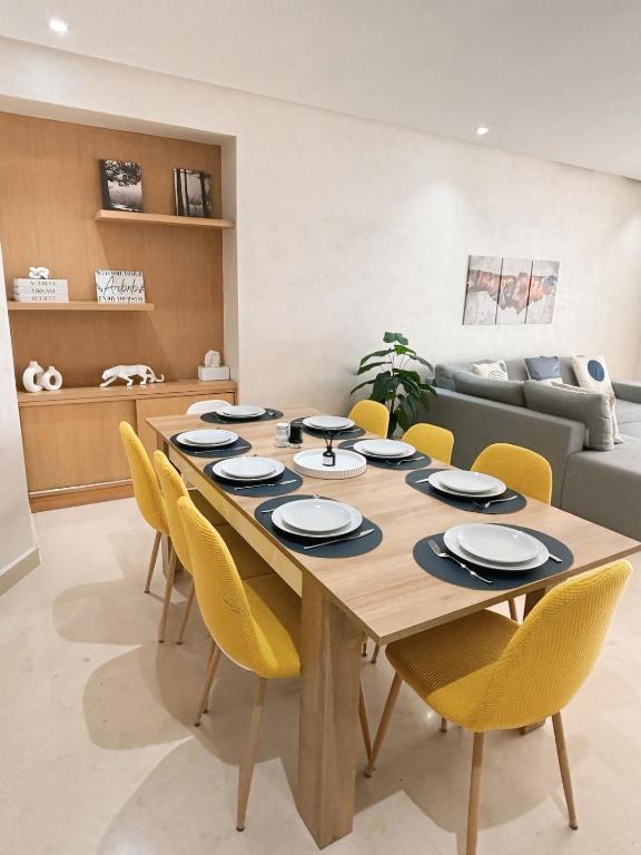 Et opholdsområde på Votre Cocon Moderne - Central & tout confort