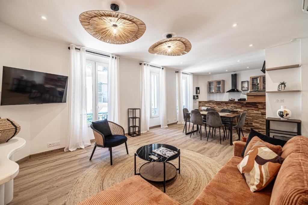 Magnificent apartment - AC- 2BR- 4P - Cannes