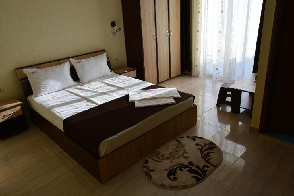 Postel nebo postele na pokoji v ubytování Hotel MareMar