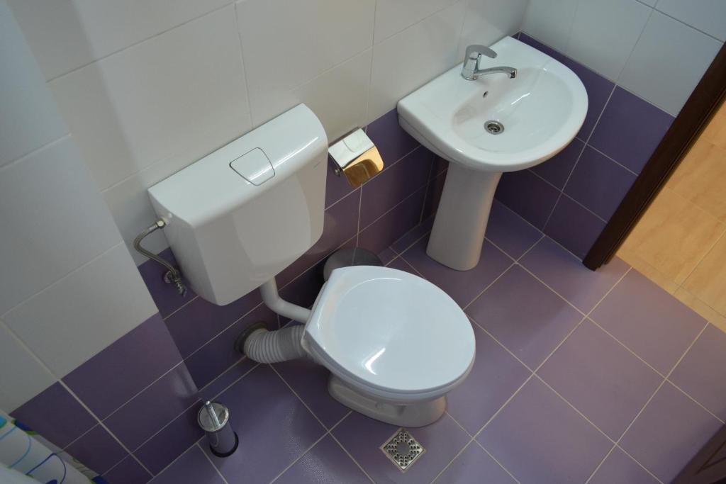 Koupelna v ubytování Hotel MareMar