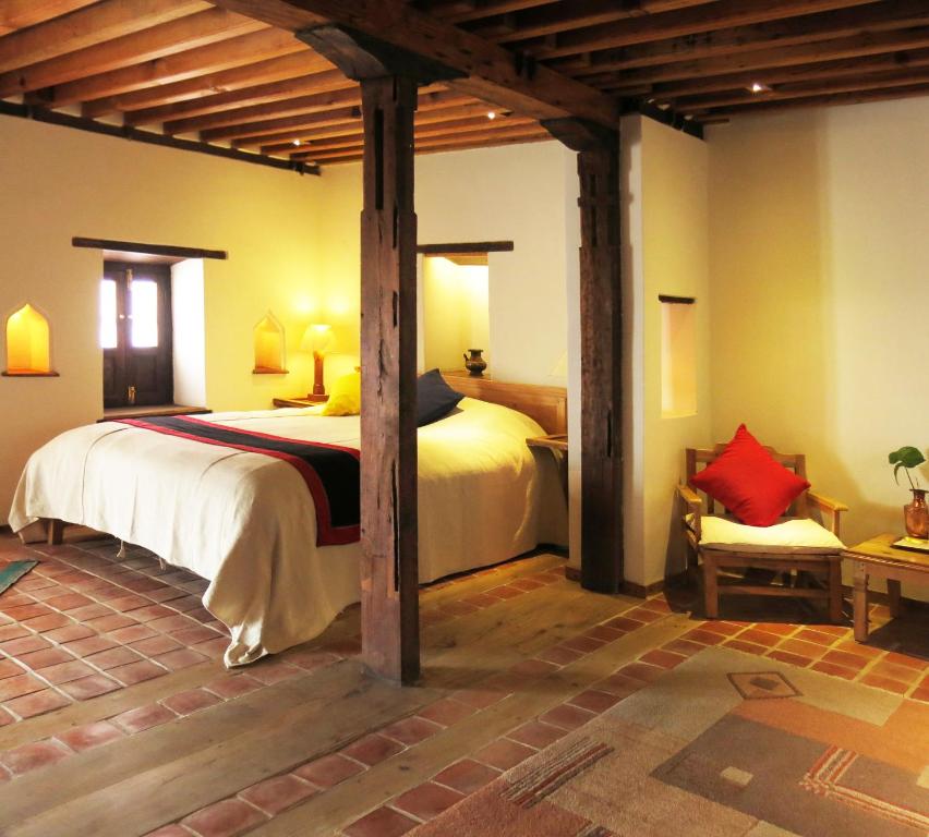 Postel nebo postele na pokoji v ubytování The Inn Patan