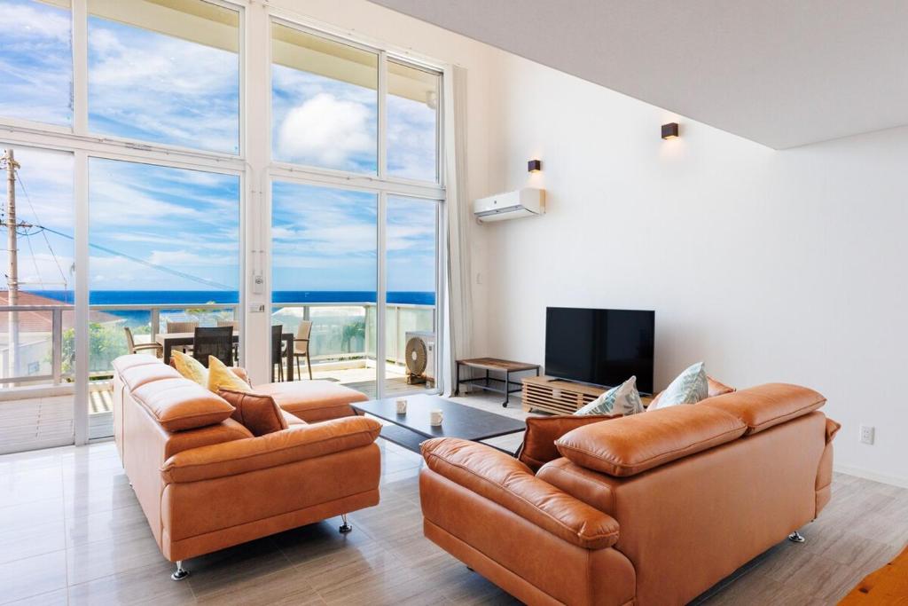 Μια τηλεόραση ή/και κέντρο ψυχαγωγίας στο Villa Kafushi Nakijin