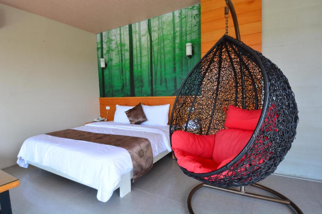 Postel nebo postele na pokoji v ubytování Simple Happiness B&B
