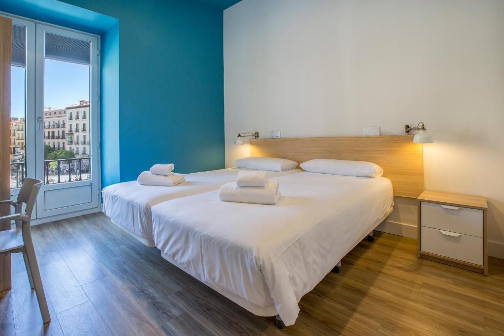 Cama o camas de una habitación en Mola Hostel