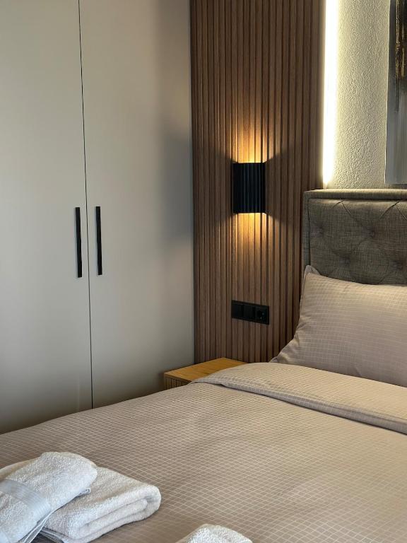 Ένα ή περισσότερα κρεβάτια σε δωμάτιο στο Bella Xanthi