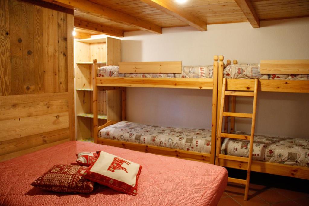 Postel nebo postele na pokoji v ubytování Casa Chamonin