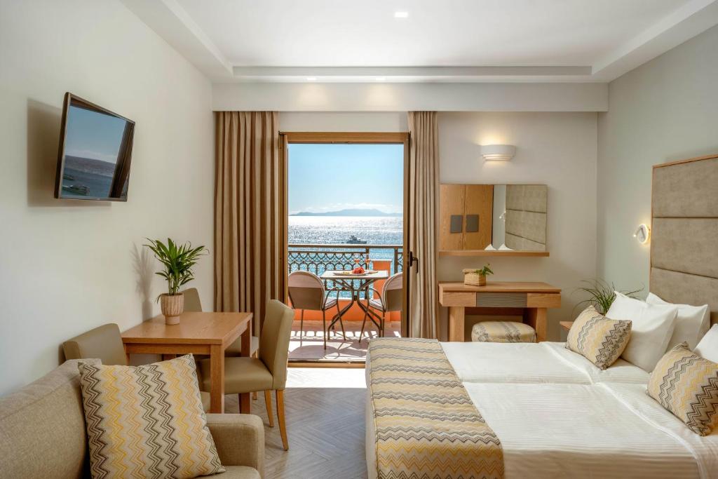 Et opholdsområde på Almare Seaside Studios Valtos Parga