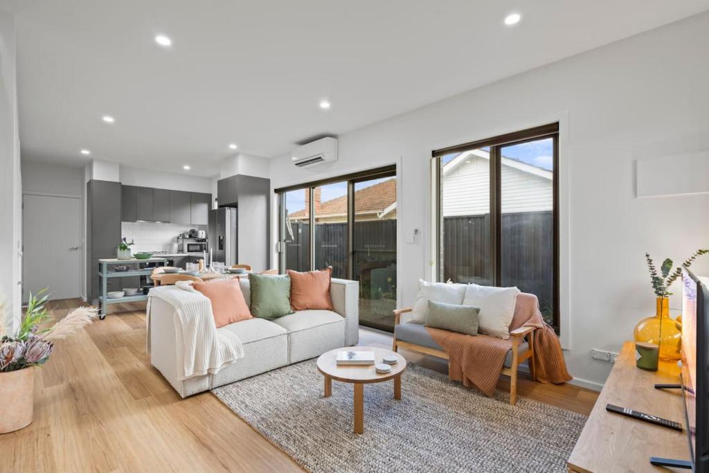 Et opholdsområde på The Boutique Townhouse