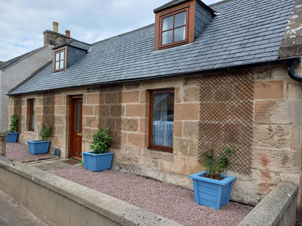 Bygningen som feriehuset ligger i