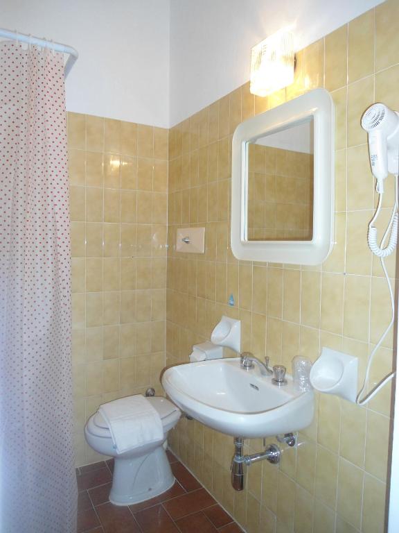 Koupelna v ubytování Hotel Piccola Firenze