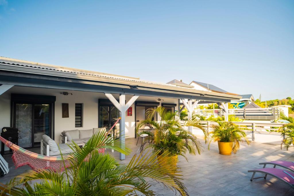 Zahrada ubytování Villa Les Terrasses de Fonds Thezan