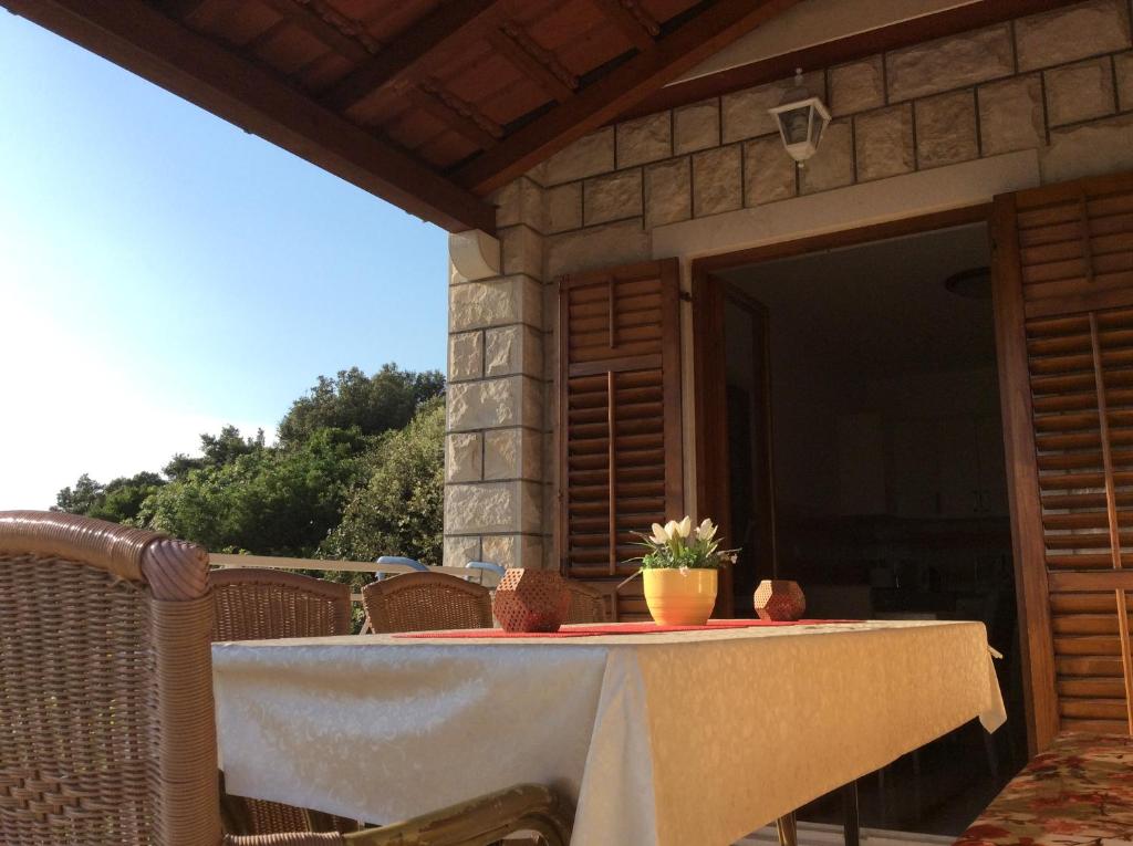 Balkón alebo terasa v ubytovaní Apartment and Rooms Villa Marijo