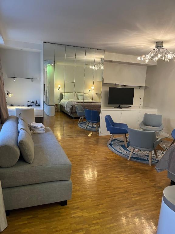 Central Charm Apartment, Geneva City Center - Resim 7