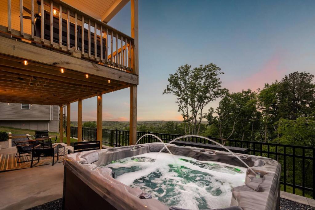 Balkoni atau teres di The Apple Mountain House