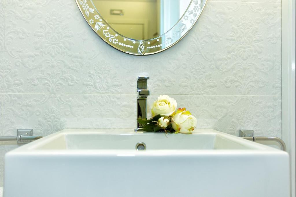 Koupelna v ubytování Aquamare, boutique b&b