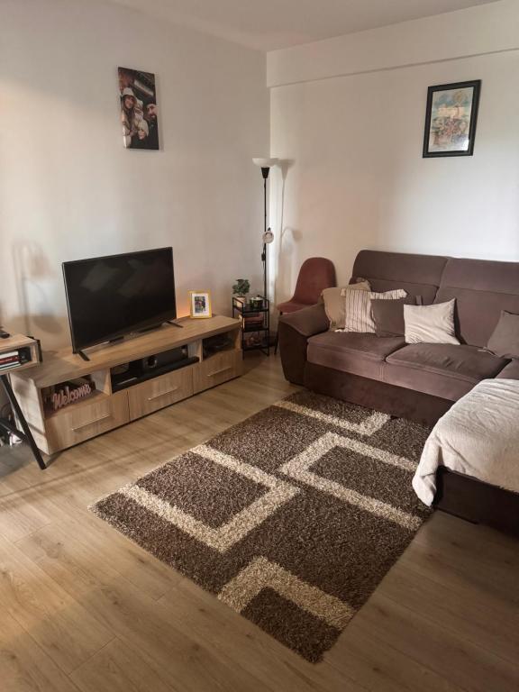 Телевизор и/или развлекательный центр в Apartament 3 camere