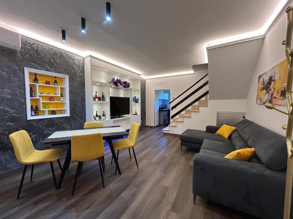 Zona de estar de La casina nei casali Sabina Reatina
