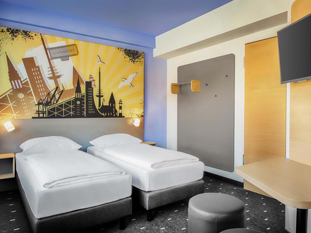 B&B Hotel Kiel-Holstenbrücke - ツインルーム