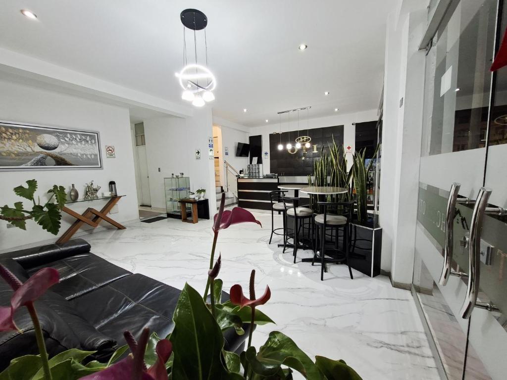 Posezení v ubytování Hotel Oti