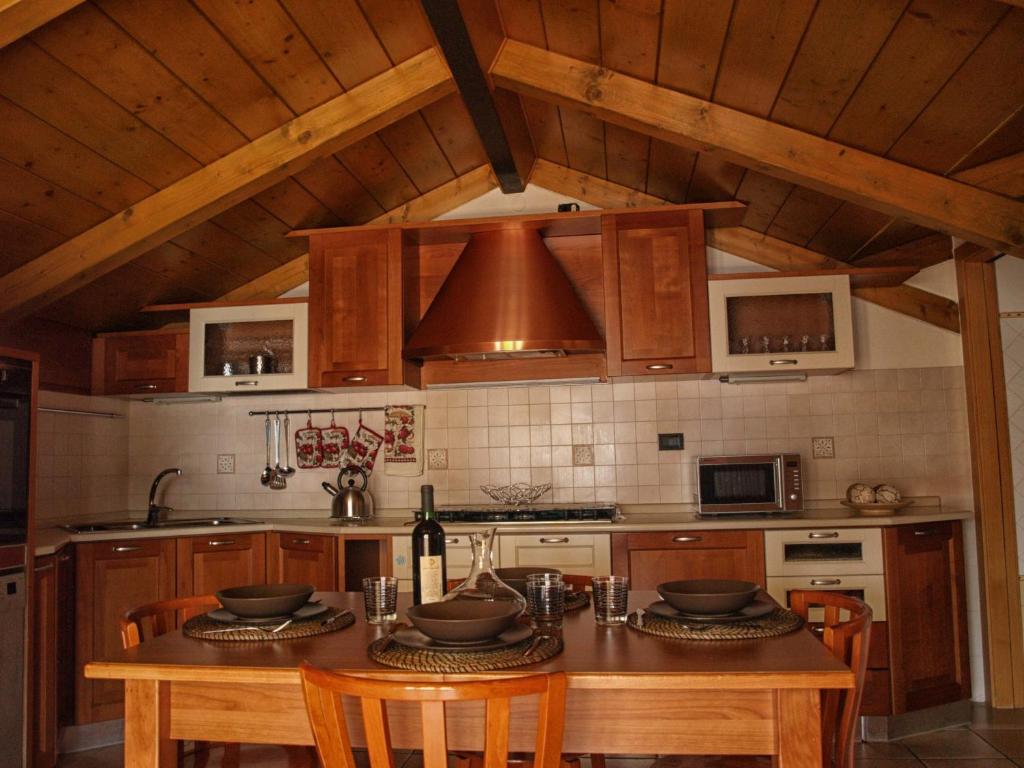 Kuchyň nebo kuchyňský kout v ubytování Palazzotto Morelli