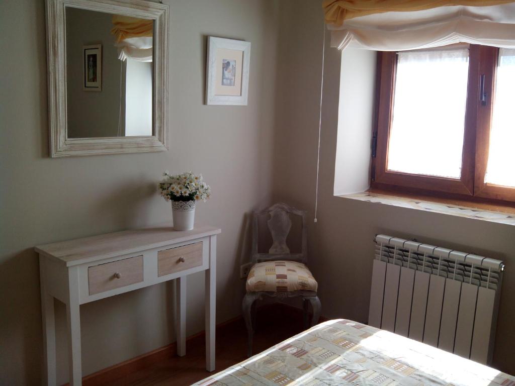 Postel nebo postele na pokoji v ubytování Casa Rural Reposo de Afanes