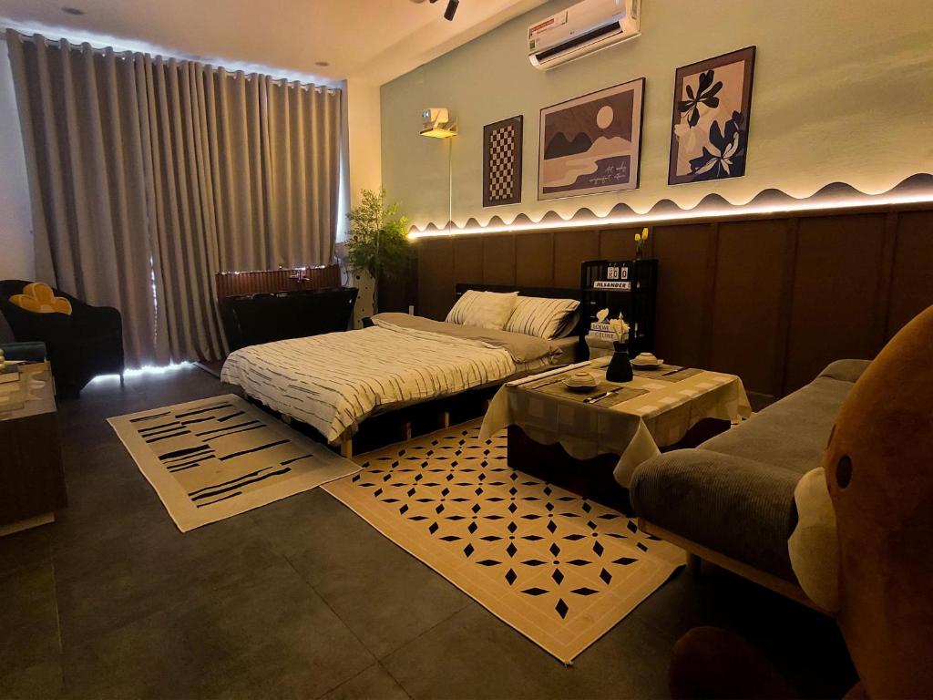 Ένα ή περισσότερα κρεβάτια σε δωμάτιο στο YEN's House