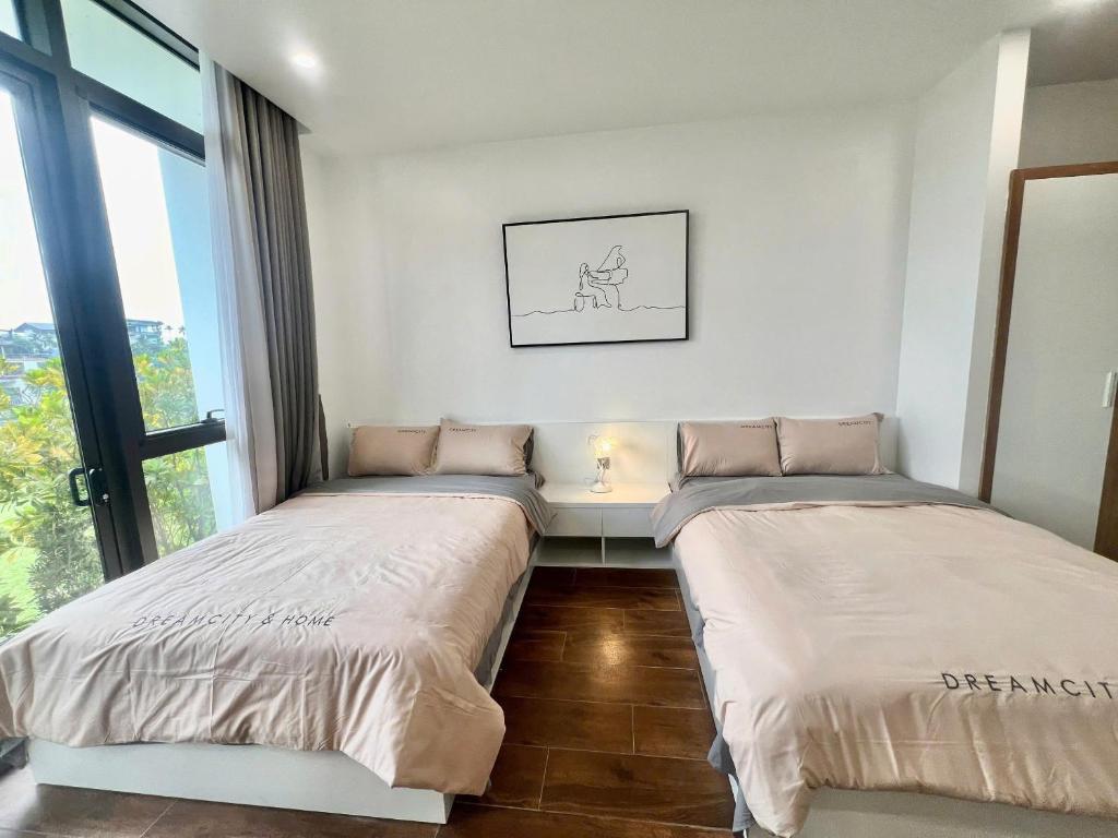 Ένα ή περισσότερα κρεβάτια σε δωμάτιο στο Sol Village Cố Đụng - FREE SÂN PICKLE BALL