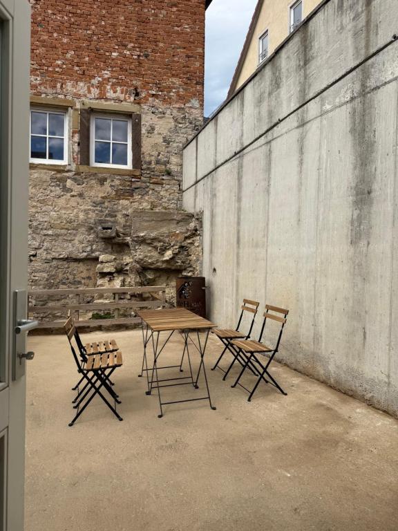Fotografie z fotogalerie ubytování Maisonette am Malerwinkel mit Balkon v destinaci Marktbreit