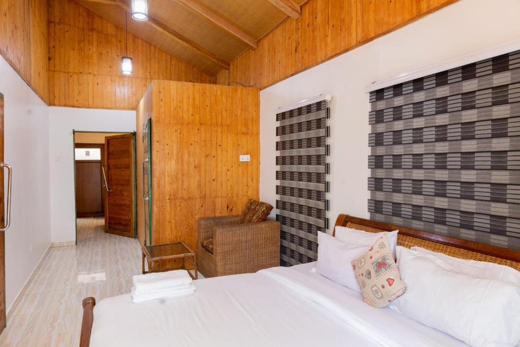 Una cama o camas en una habitación de Ocean Green Beach