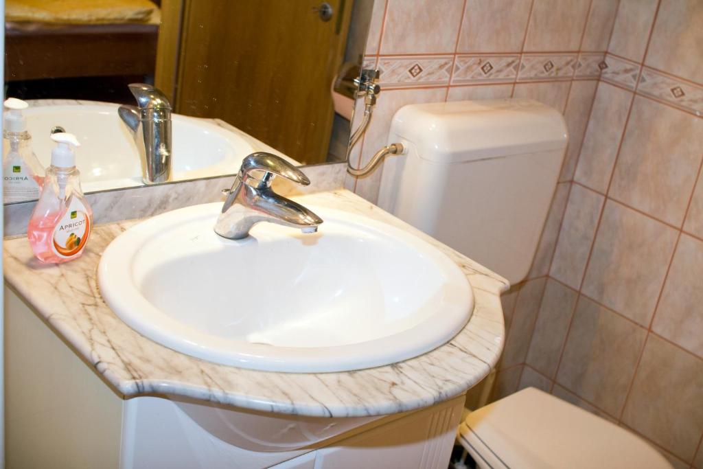 Koupelna v ubytování Guest house Bohorč