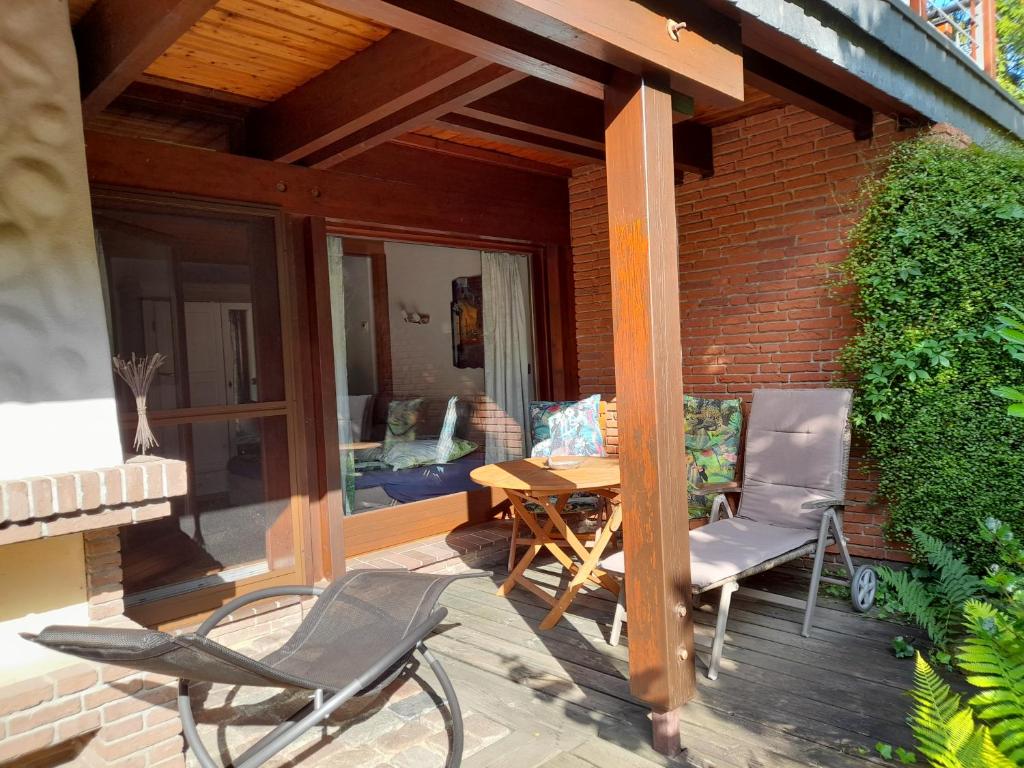 Patio nebo venkovní prostory v ubytování Grüne Oase mit Terrasse