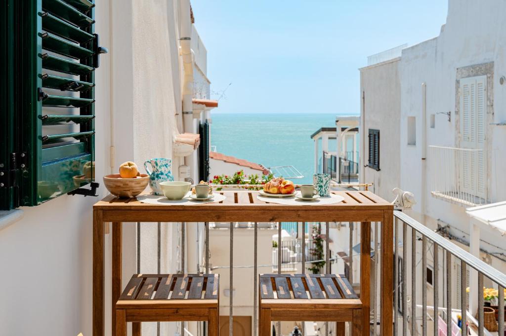 Balkón nebo terasa v ubytování Casa Tua - Sea View Castello