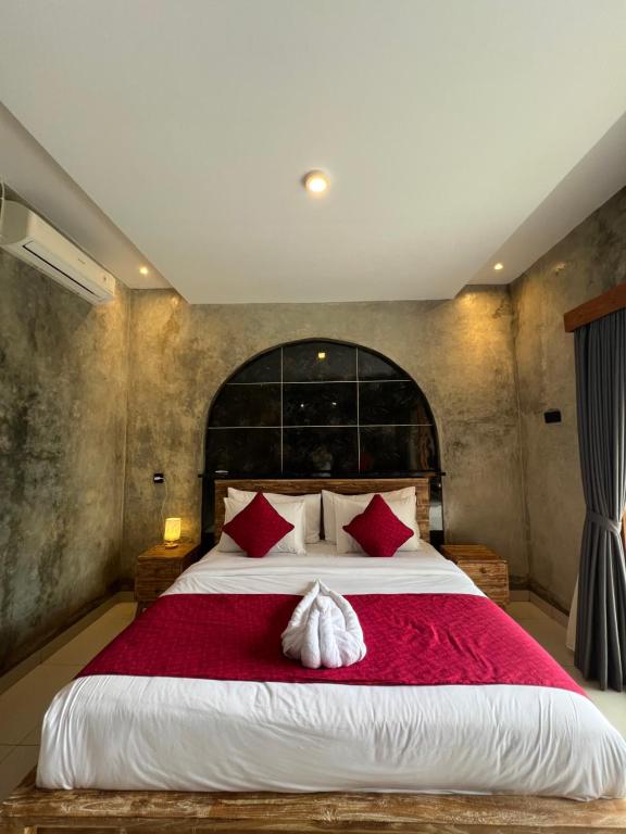 Ένα ή περισσότερα κρεβάτια σε δωμάτιο στο Dream Cozy Stylish 1Bedroom Private Pool