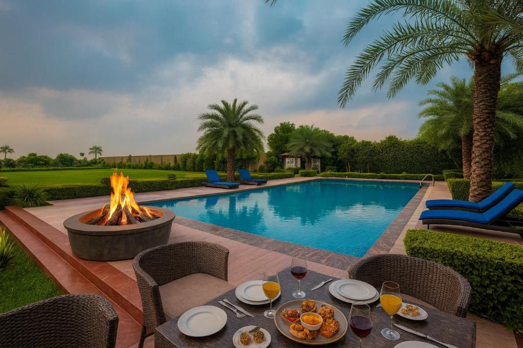 Gambar di galeri bagi The Four Season Resort, Vrindavan - A Hidden Gem Nested in Nature's Lap # BY ELEGANCE GROUP## di Vrindāvan