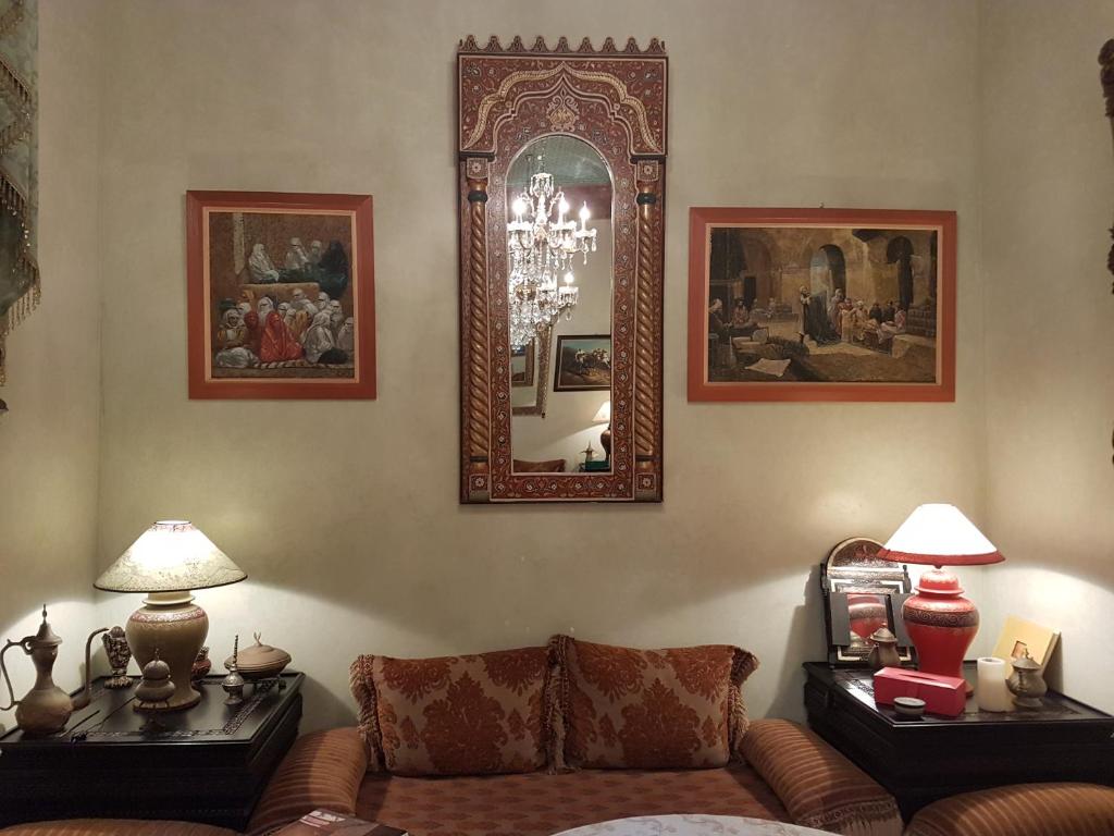 Riad Dar Karimaにあるシーティングエリア