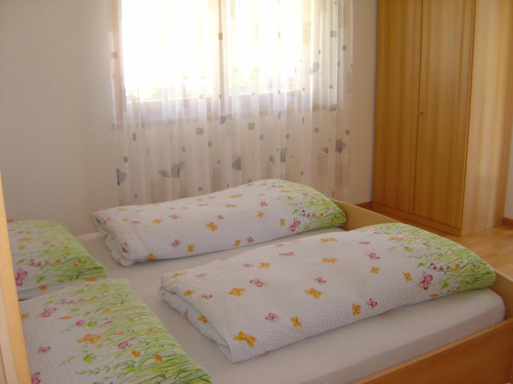 Postel nebo postele na pokoji v ubytování Appartements Oberleiter